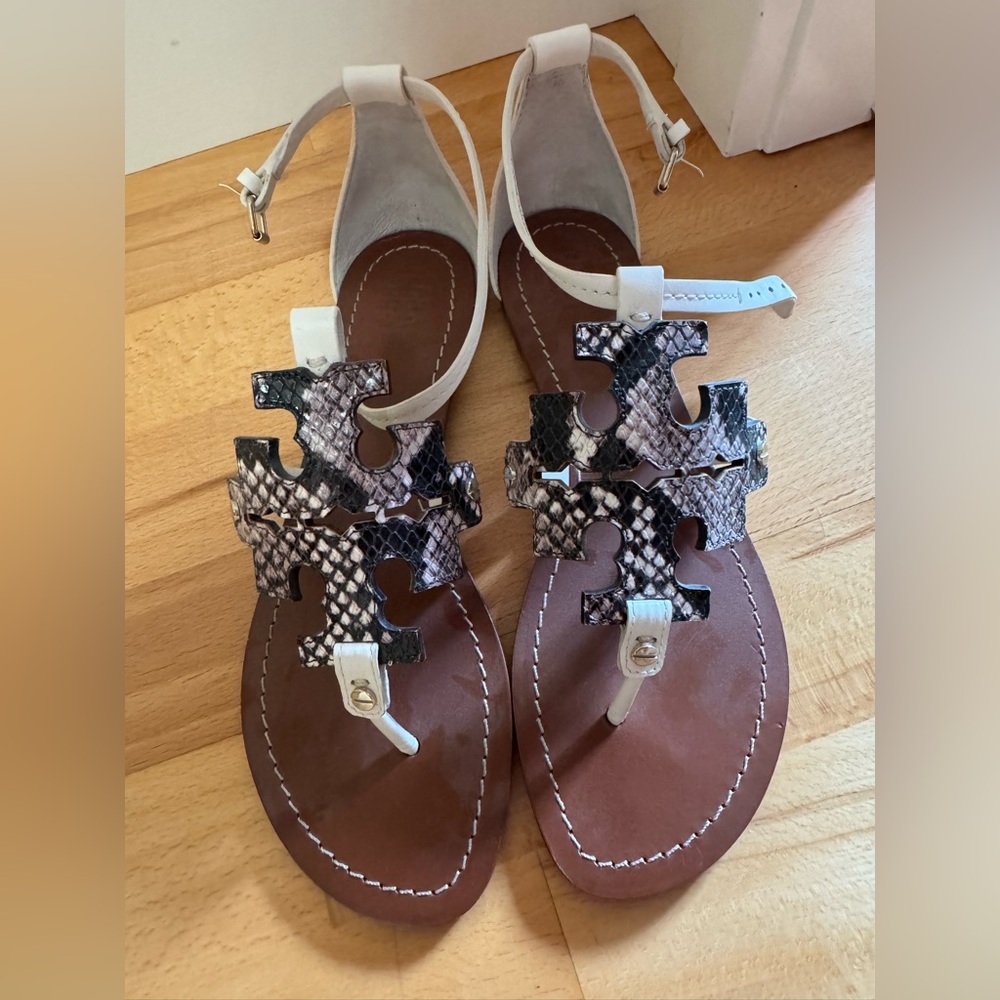 Tory Burch Phoebe Thong Sandals, Size 8.5